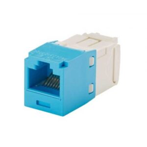 KEYSTONE JACK CAT6A CELESTE PANDUIT